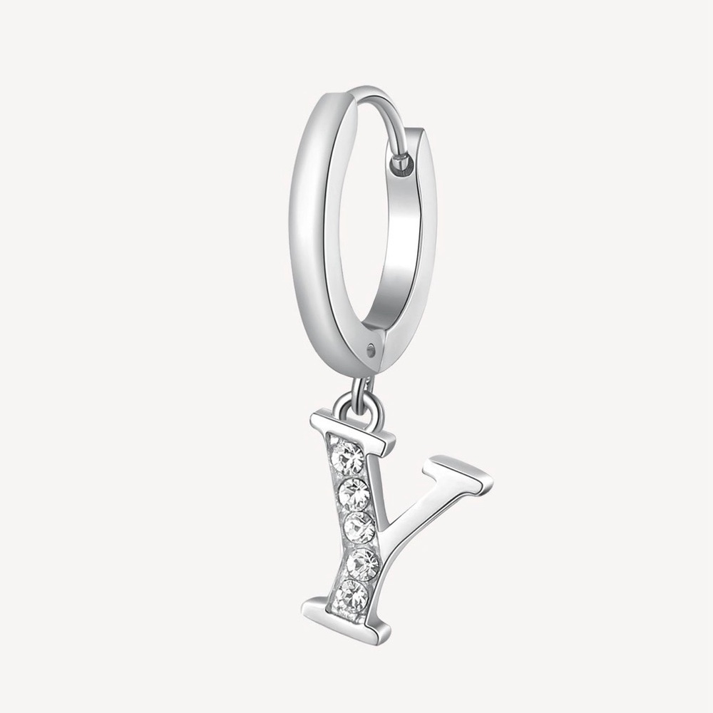 Brosway EARRING CHAKRA ALPHABET
Initial Y Hoop Earring Steel
Single Earring New